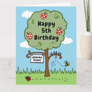 Personalisierte Feier zum Geburtstag eines Kindes Karte