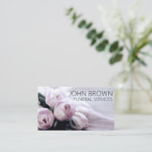 Personalisierte "feierliche Blume" (Amerikanisch) Visitenkarte (Stehend Vorderseite)