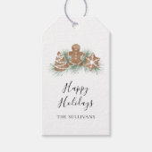 Personalisierte Feiertage Cookies Geschenkanhänger (Vorderseite)