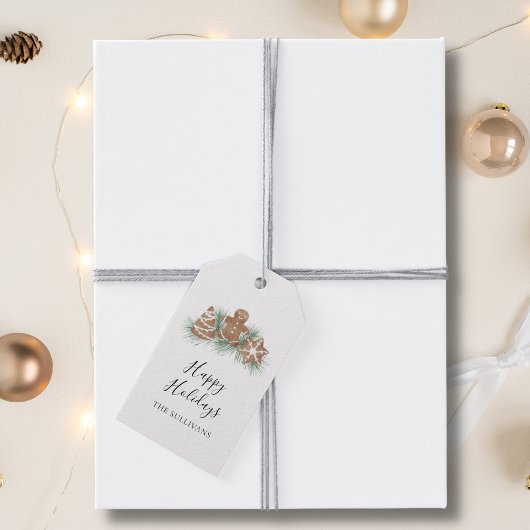 Personalisierte Feiertage Cookies Geschenkanhänger