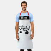 Personalisierte Feinschmecker Schürze, Cooles Esse Schürze (Getragen)