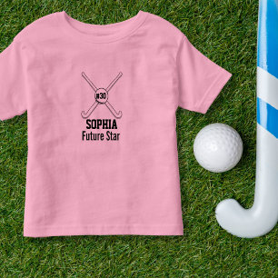 Personalisierte Feld-Hockey-Team-Namen-Jersey-Zahl Kleinkind T-shirt