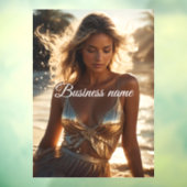 Personalisierte Fensterklammer Fensteraufkleber (Blatt 3)