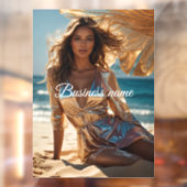 Personalisierte Fensterklammer Fensteraufkleber (Blatt 2)