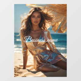 Personalisierte Fensterklammer Fensteraufkleber