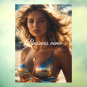 Personalisierte Fensterklammer Fensteraufkleber (Blatt 3)