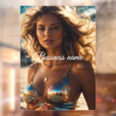 Personalisierte Fensterklammer Fensteraufkleber (Blatt 2)