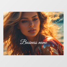 Personalisierte Fensterklammer Fensteraufkleber