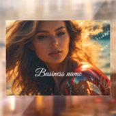 Personalisierte Fensterklammer Fensteraufkleber (Blatt 2)