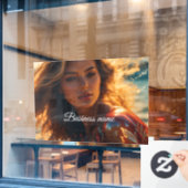 Personalisierte Fensterklammer Fensteraufkleber (Café-Fenster)