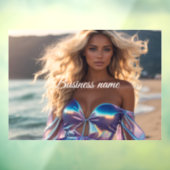 Personalisierte Fensterklammer Fensteraufkleber (Blatt 3)