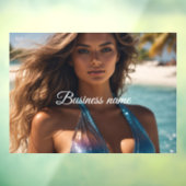 Personalisierte Fensterklammer Fensteraufkleber (Blatt 3)