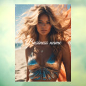 Personalisierte Fensterklammer Fensteraufkleber (Blatt 3)