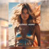 Personalisierte Fensterklammer Fensteraufkleber (Blatt 2)