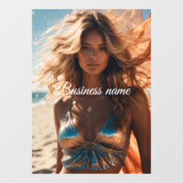 Personalisierte Fensterklammer Fensteraufkleber