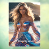 Personalisierte Fensterklammer Fensteraufkleber (Blatt 3)