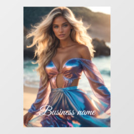 Personalisierte Fensterklammer Fensteraufkleber