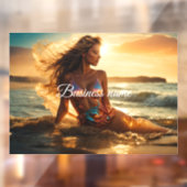 Personalisierte Fensterklammer Fensteraufkleber (Blatt 2)