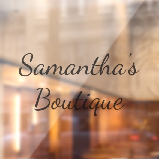 Personalisierte Fensterklammer für Ihr Geschäft Fensteraufkleber (Blatt 2)