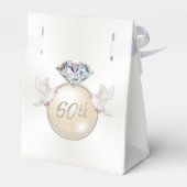 Personalisierte Festivalboxen für das 60. Hochzeit Geschenkschachtel (Rückseite)