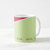 PERSONALISIERTE FESTLICHE TASSE:: modernista Kaffeetasse (VorderseiteRechts)