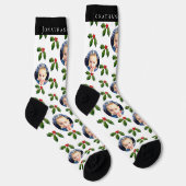Personalisierte Festspiele Holly Berry Holiday Soc Socken (Rechts)