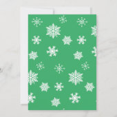 Personalisierte Festspiele Weihnachten Karte (Rückseite)