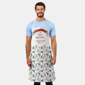 Personalisierte Festtagskekse und Bäume Schürze (Getragen)