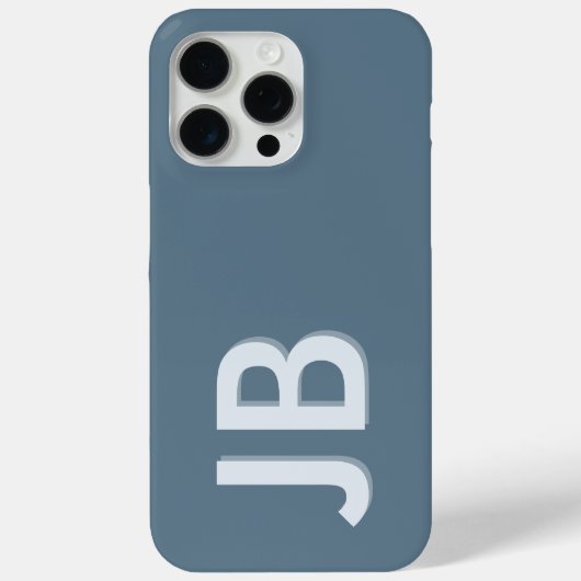 Personalisierte fett-Anfangsmonogramm Case-Mate iPhone Hülle (Rückseite)