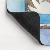 Personalisierte fette Katze lustiges mousepad (Ecke)