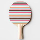 Personalisierte, fette Streifen Ping Pong Paddle Tischtennis Schläger (Rückseite)