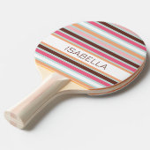 Personalisierte, fette Streifen Ping Pong Paddle Tischtennis Schläger (Vorderseite)