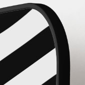 Personalisierte Feuerwehrflagge dünne rote Linie Pickleball Schläger (Linke Seite)