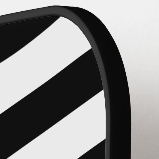 Personalisierte Feuerwehrflagge dünne rote Linie Pickleball Schläger (Linke Seite)