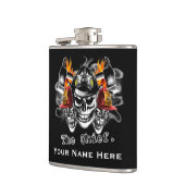 Personalisierte Feuerwehrmann-Flasche: Der Leiter Flachmann (Links)