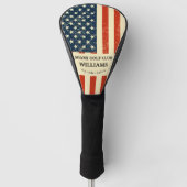 Personalisierte Feuerwehrmongram Go Golf Headcover (Vorderseite)