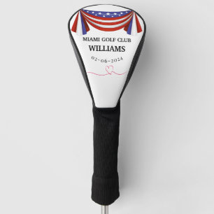 Personalisierte Feuerwehrmongram Go Golf Headcover