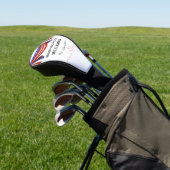 Personalisierte Feuerwehrmongram Go Golf Headcover (In SItu)