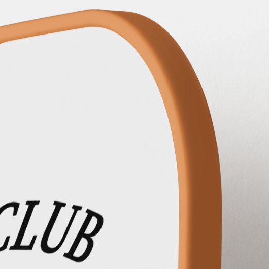 Personalisierte Feuerwehrmonogramm Pickleball Schläger (Linke Seite)