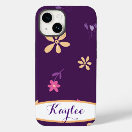 Personalisierte Field-Blume Lila Fall per Telefon Case-Mate iPhone 14 Hülle