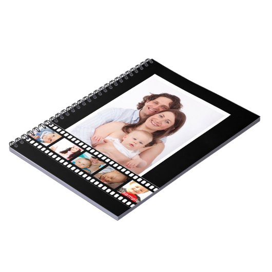 Personalisierte Filmregale FotoCollage Custom DIY Notizblock (Linke Seite)