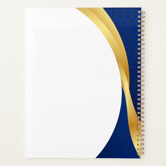 Personalisierte Finanzabteilung Planer (Rückseite)