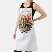 Personalisierte Fire & Flavor BBQ-Schürze | Benutz Schürze (InSitu)