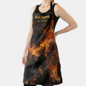 Personalisierte Firestorm Grill GRILLEN Männer Sch Schürze (InSitu)