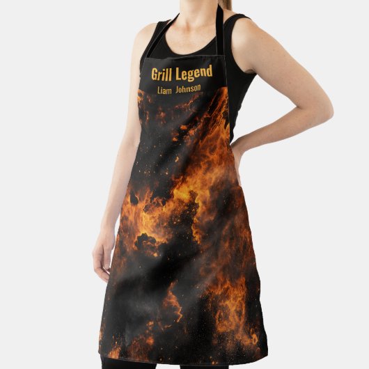Personalisierte Firestorm Grill GRILLEN Männer Sch Schürze (InSitu)