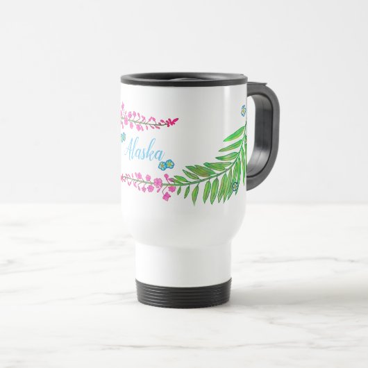 Personalisierte Fireweed-und Reisebecher (VorderseiteRechts)