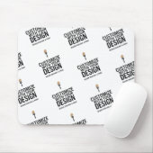 Personalisierte Firmen-Marke Minimalistisch Benutz Mousepad (Mit Mouse)