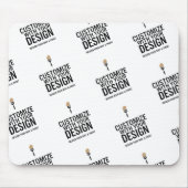 Personalisierte Firmen-Marke Minimalistisch Benutz Mousepad (Vorne)
