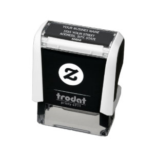 Personalisierte Firmenadresse Permastempel