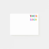 Personalisierte Firmenlogos - Post-it®-Hinweise Post-it Klebezettel (Vorderseite)